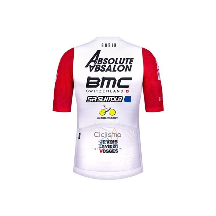 Bmc Ropa Ciclismo Culotte Corto 2020 Mangas Cortas Absolute Absalon Blanco Rojo